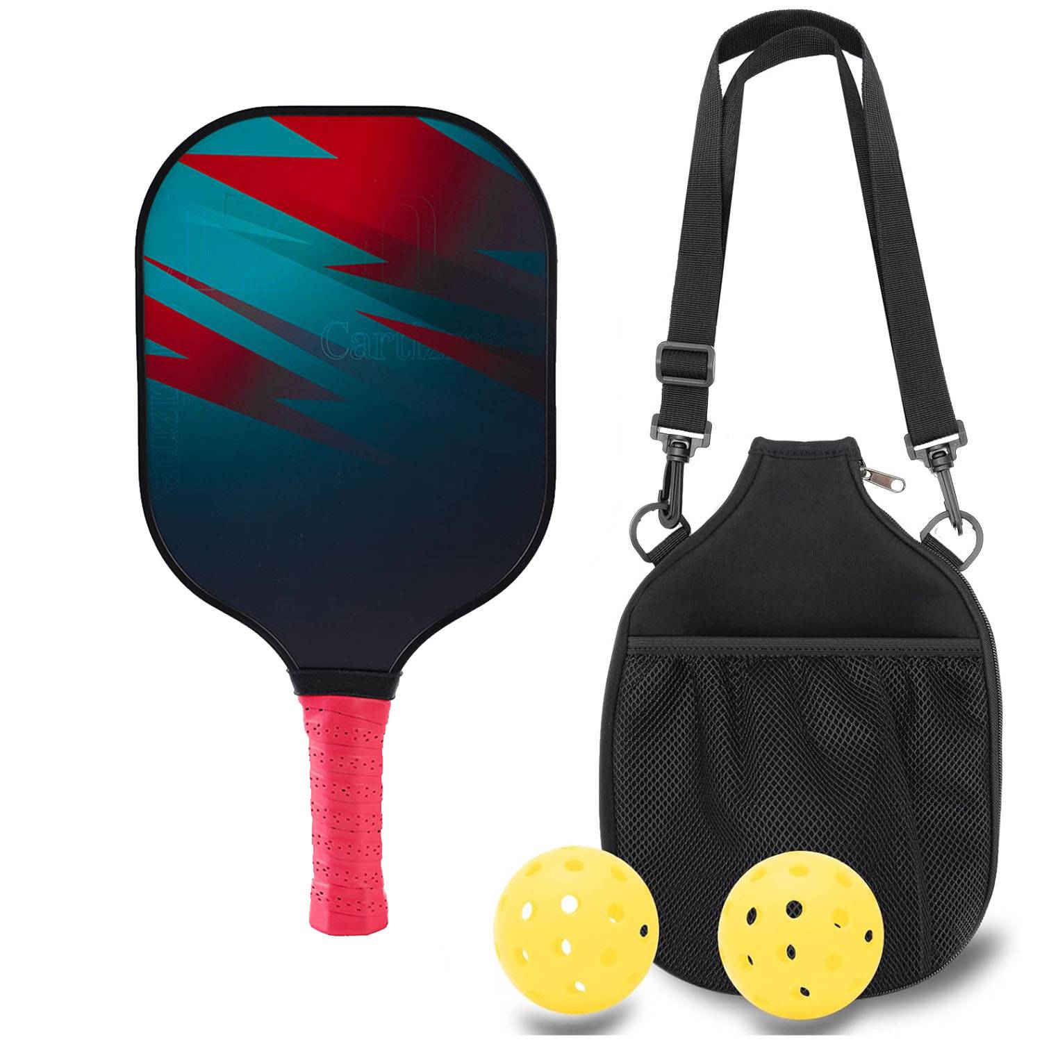 LT-008 [Single+single-shot backpack+2 40-hole outdoor ball] glass fiber